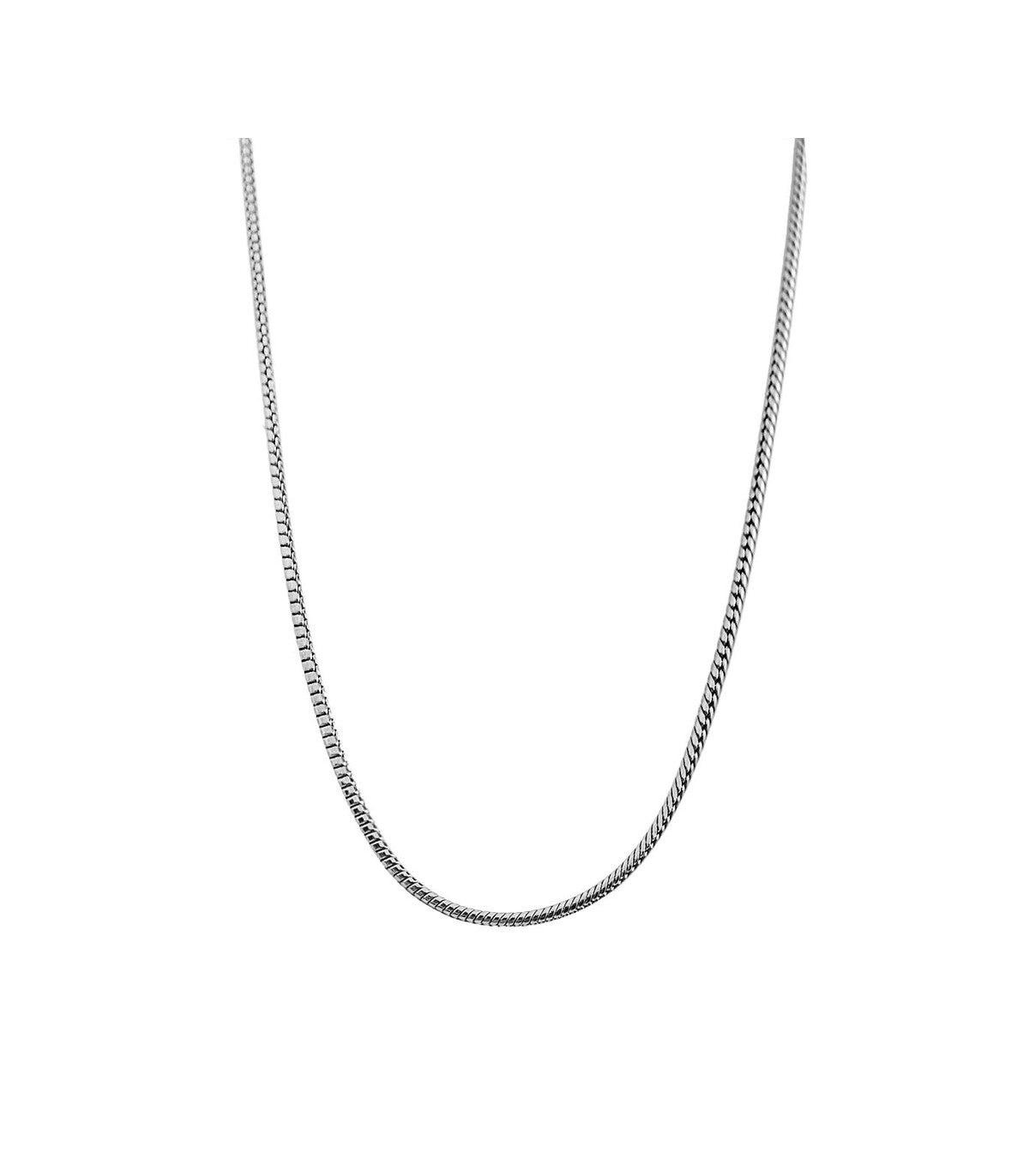 Sølv kjede- 50cm